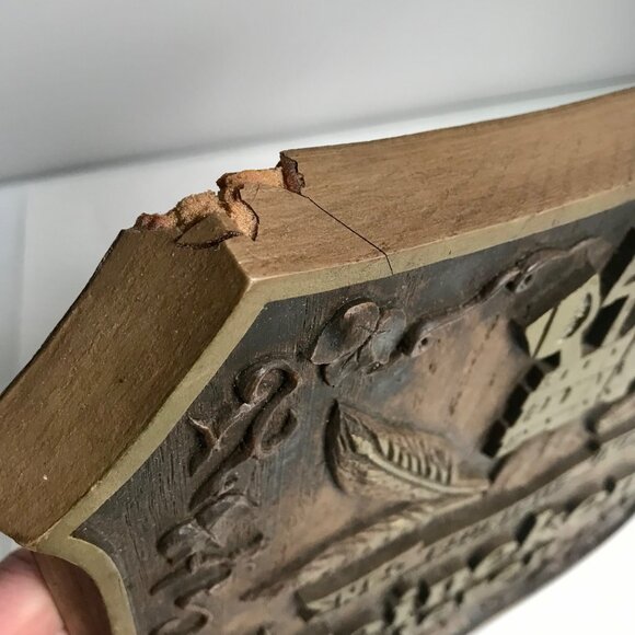 Heineken Bieren Wall Plaque Beer Sign Faux Wood "Nec Pluribus Impar" - Picture 3 of 6